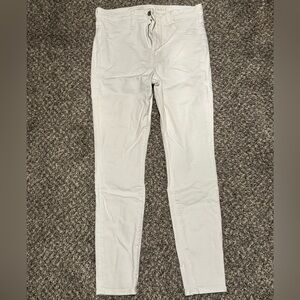 White High-Rose American Eagle Skinny Jeans